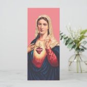 Unbeflecktes Herz der Jungfrau Mary (Stehend Vorderseite)