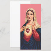 Unbeflecktes Herz der Jungfrau Mary (Vorne/Hinten)