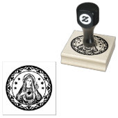 Unbeflecktes Herz der Jungfrau Mary katholische Re Gummistempel (Stempel)