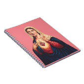 Unbeflecktes Herz der Jungfrau Mary Notizblock (Rechte Seite)