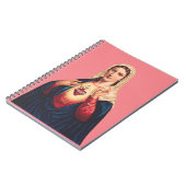 Unbeflecktes Herz der Jungfrau Mary Notizblock (Linke Seite)