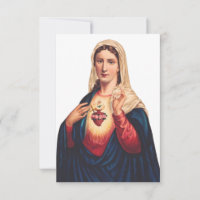 Unbeflecktes Herz Mariä Heilige Karte | Ave Maria