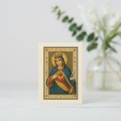 Unbeflecktes Herz Marias katholische Beerdigung Ge Visitenkarte (Stehend Vorderseite)