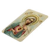 Unbeflecktes Herz Mary Kühlschrank/CAR Magnet (Linke Seite)