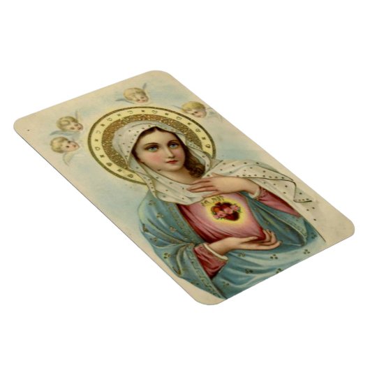 Unbeflecktes Herz Mary Kühlschrank/CAR Magnet (Rechte Seite)