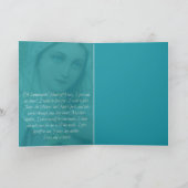Unbeflecktes Herz Mary Note Card w/Gebet Karte (Innenseite)