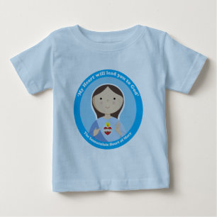 Unbeflecktes Herz von Maria Baby T-shirt