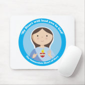 Unbeflecktes Herz von Maria Mousepad (Mit Mouse)