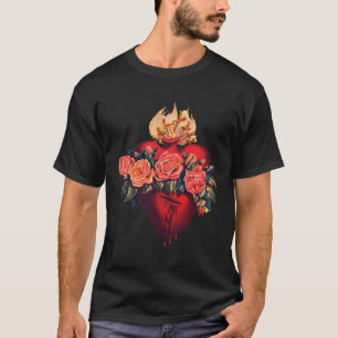 Unbeflecktes Herz von Maria Vintag gesegnet kathol T-Shirt