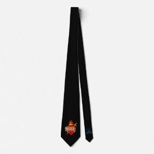 Unbeflecktes Herz von Mary Black Neck Tie Krawatte
