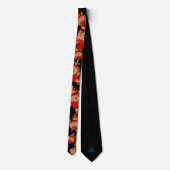 Unbeflecktes Herz von Mary Black Neck Tie Krawatte (Rückseite)
