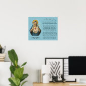 Unbeflecktes Herz von Mary Custom Poster (Heimbüro)