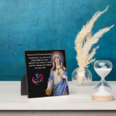 Unbeflecktes Herz von Mary Plaque Fotoplatte (InSitu)