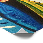 Unbeflecktes Herzposter Poster (Ecke)