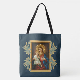 Unbeflecktes und schmerzhaftes Herz Mariä Jesuskin Tasche