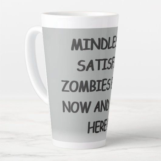 Unbefriedigt Zombies Milchtasse (Linke Ecke)