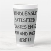 Unbefriedigt Zombies Milchtasse (Vorderseite)