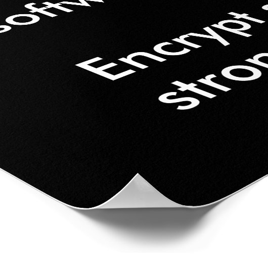 Unbefugtes Access Security Awareness Poster (Ecke)