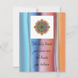 unbegrenzt mitteilungskarte