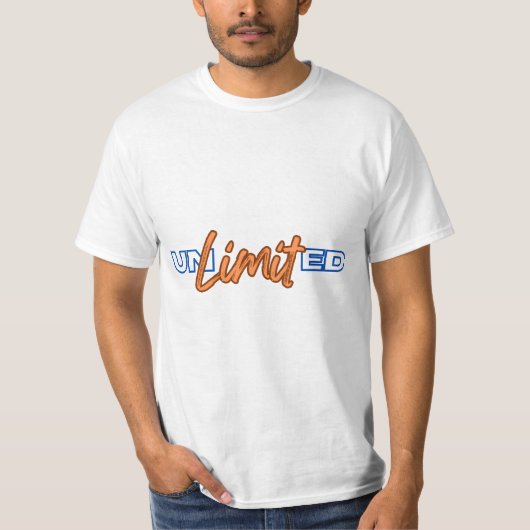 UNBEGRENZT T-Shirt (Vorderseite)