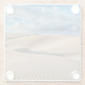 Unbegrenzte Dünen Glasuntersetzer (Rückseite)