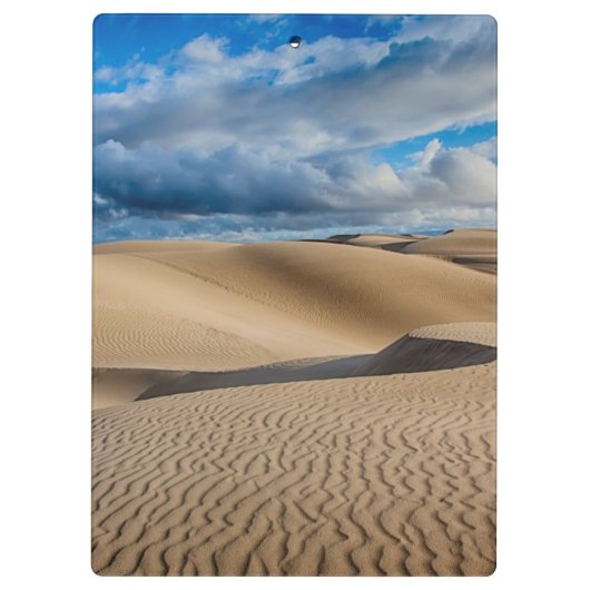 Unbegrenzte Dünen Klemmbrett (Rückseite)