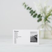 Unbegrenzte Eisenbahn-Visitenkarte Visitenkarte (Stehend Vorderseite)