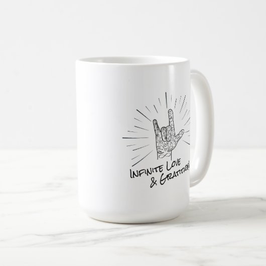 Unbegrenzte Liebe-u. Dankbarkeits-15. Kaffeetasse (VorderseiteRechts)