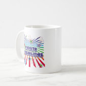 Unbegrenzte Möglichkeiten Kaffeetasse (Vorderseite Links)