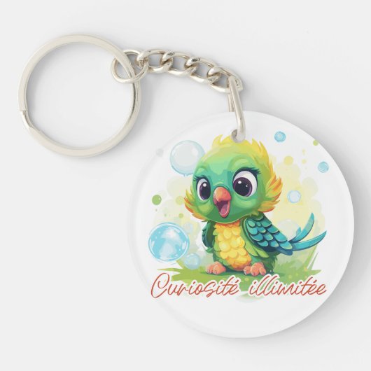 Unbegrenzte Neugier Schlüsselanhänger (Vorderseite)