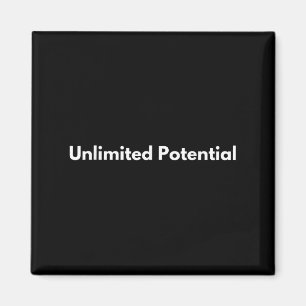 Unbegrenzte potenzielle inspirierende Motivation j Magnet