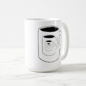 Unbegrenzte Regression Kaffeetasse (VorderseiteRechts)