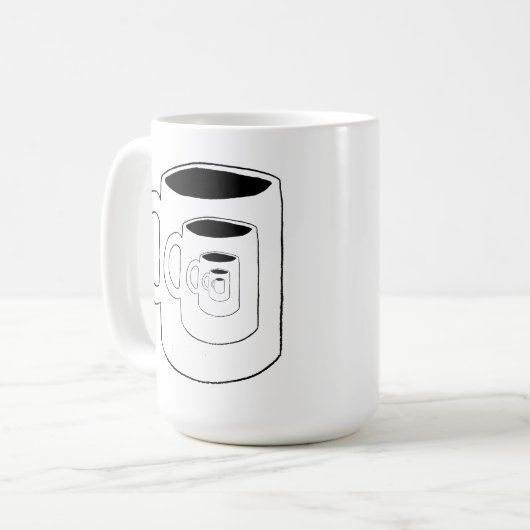 Unbegrenzte Regression Kaffeetasse (Vorderseite Links)