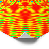 Unbegrenzte Symmetrie der Herrlichkeit entfaltet Poster (Ecke)