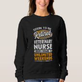 Unbegrenzte Wochenenden Krankenschwester Sweatshirt (Vorderseite)