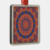 Unbegrenzter DiversitysMandala Silbernes Ornament (Rechts)