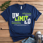 Unbegrenzter grafischer T - Shirt | Trendy Men's T