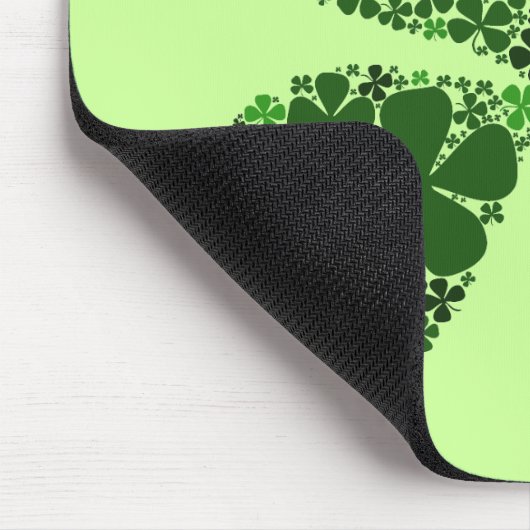 Unbegrenzter Klee Blatt des Glücks 4 Mousepad (Ecke)