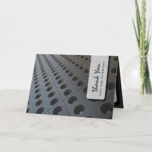 Unbegrenztes Loch-Interview danken Ihnen zu Dankeskarte