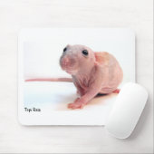 Unbehaarte Ratte Mousepad (Mit Mouse)