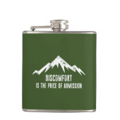 Unbehagen ist der Preis für die Aufnahme Flachmann (Vorderseite)