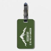 Unbehagen ist der Preis für die Aufnahme Gepäckanhänger (Rückseite vertikal)