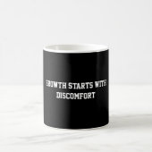 Unbehagen Wachstums Motivation Kaffeetasse (Mittel)