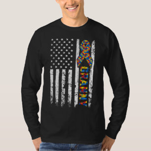 Unbehaglicher Aufseher der US-Flagge T-Shirt