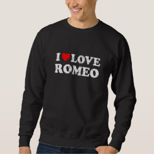 Unbehagliches Grunge Worout Style I Liebe Romeo Sweatshirt