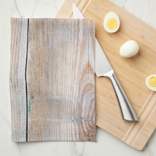 Unbehandeltes Holz Handtuch (Viertel Falte)