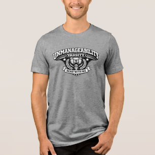 Unbeherrschbarkeit Universität - T-Shirt Tri-Blend Shirt