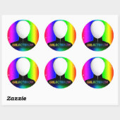 Unbekannte Emotion des Sängers Runder Aufkleber (Blatt)