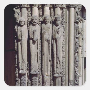 Unbekannte Figur, König Solomon Quadratischer Aufkleber