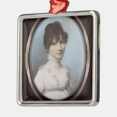 Unbekannte Frau Silbernes Ornament (Links)